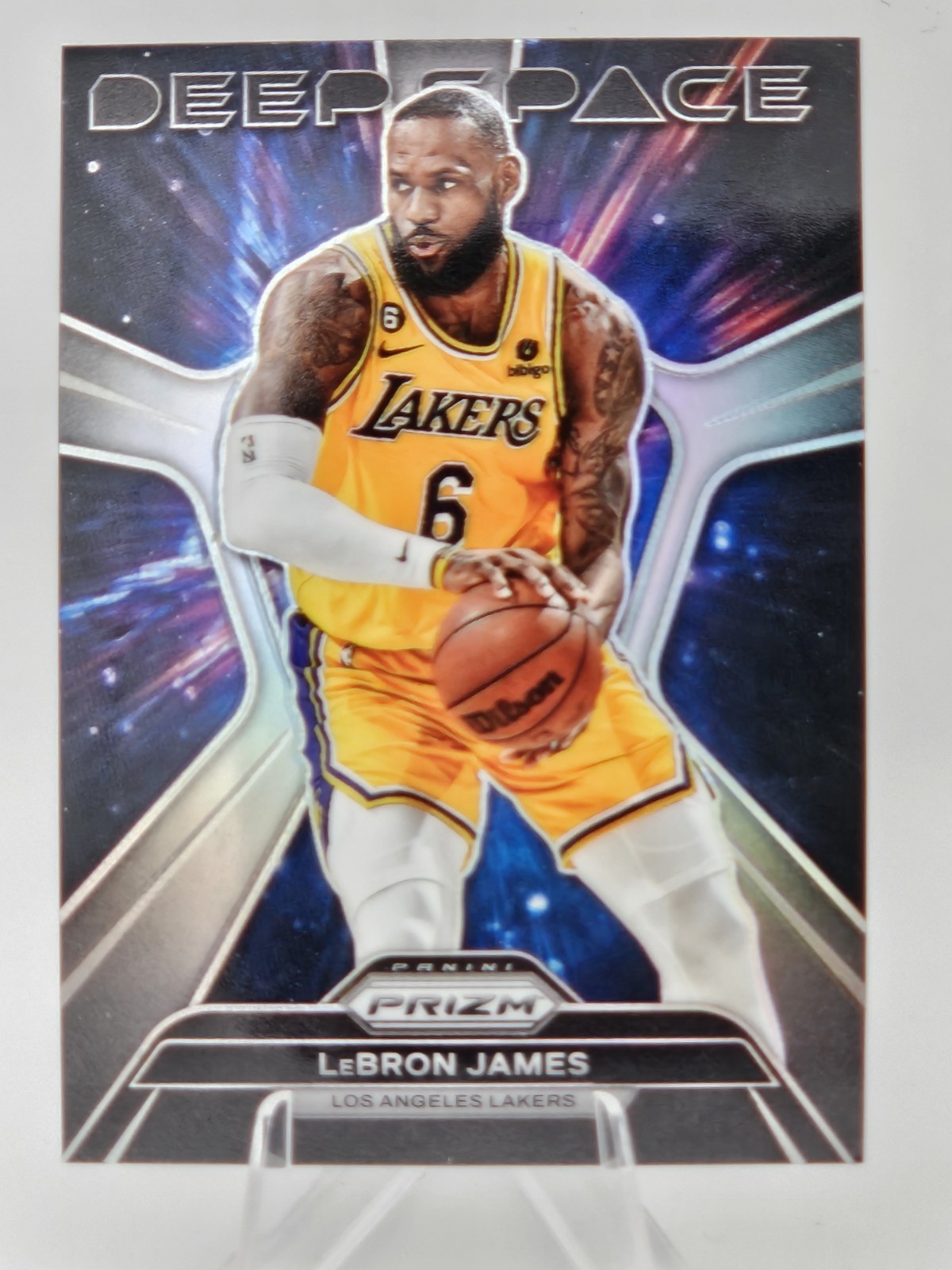 2023-24 Panini Prizm - Deep Space LeBron James #7 Silver Prizm
