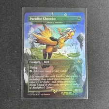 Paradise Chocobo - Birds of Paradise (Borderless) Commander: Final Fantasy Foil