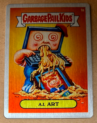 2026 Garbage Pail Kids 1A AI Art Metal Parallel Philly Non-Spot