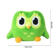 Green Duolingo Owl Plush Toys Duo Plushie Of ...