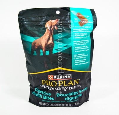 Purina Pro Plan Canine DIGESTIVE HEALTH BITES 16oz bag 02/2026