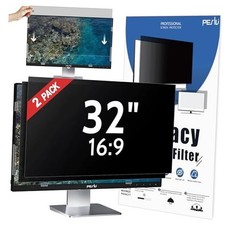  2 Pack 32 Inch Privacy Screen for Computer Monitor 16:9 Aspect Ratio, Eye