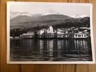 AK Evian-les-Bains – Vue Générale & Lac Léman – ca. 1945 – Echtfoto R. Droz