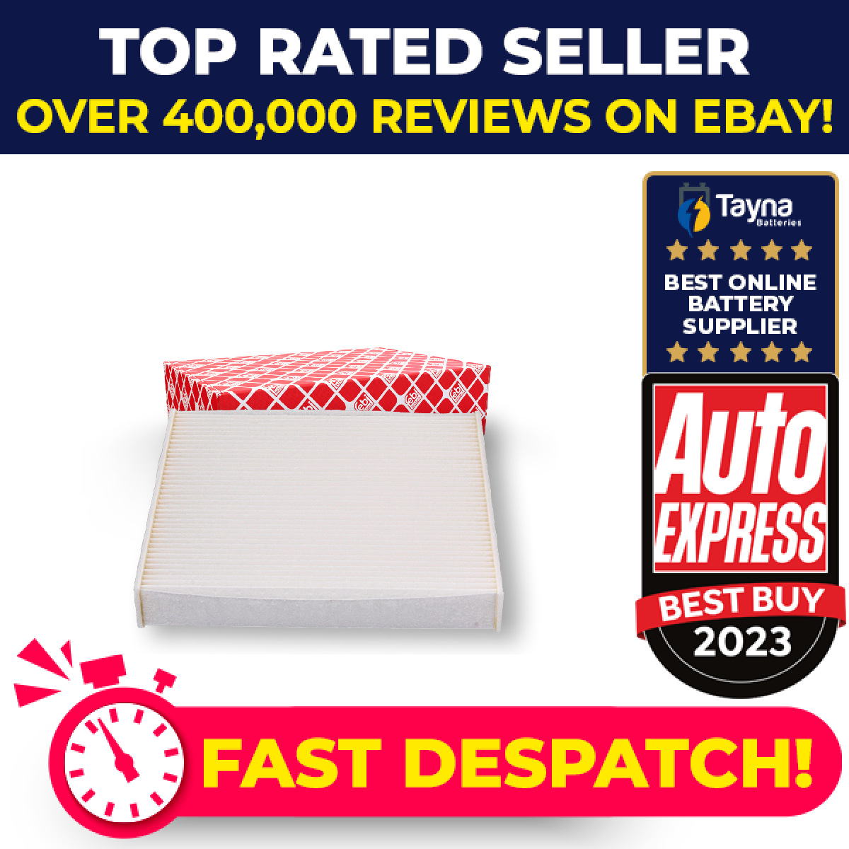 Pollen / Cabin Filter fits TOYOTA COROLLA VERSO 1.6 1.8 2.0D 01 to 04 87139B1020