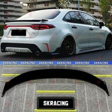Fits Toyota Corolla Sedan 2020-2024 Black Frp Rear Tail Trunk Spoiler Wing Lip Fits Toyota Corolla Sedan 2020-2024 Black Frp Rear Tail Trunk Spoiler Wing Lip