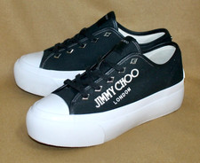 JIMMY CHOO Palma Maxi Logo Platform Sneakers ...
