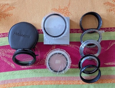 Hoya Fl-Day, Promaster Spectrum Variable Cross, UV Filter, Nikon Extension Kit