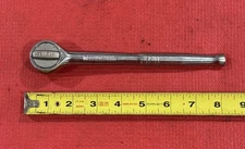 Vintage Master Mechanic 3/8" Drive Ratchet- Chrome Vanadium - Works Great!!!