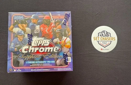 2024 Topps Chrome Sapphire Edition Baseball Sealed Hobby Box Jackson Elly