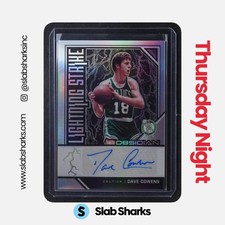 2019 PANINI OBSIDIAN #LS-DCW DAVE COWENS LIGHTNING STRIKE SIGNATURES AUTO /49