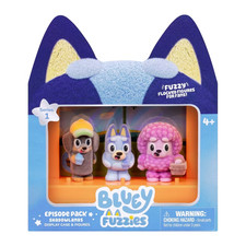 Bluey Fuzzies Episode Pack Shadowlands Display Case and Figures