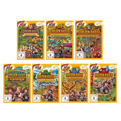 Golden Rails 1 2 3 4 5 6 7 PC Spiel Zeitmanagement zur Auswahl NEU&OVP
