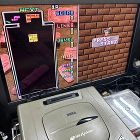 SEGA Vhtf Sega Saturn Tetris Plus Sample Board JPN Limited Edition Rare Animatio
