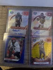 Bowman And Prizm College Football Autos and Numbered Cards PYT