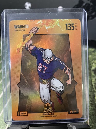 Bo Jackson Battle Arena BOBA Orange Battle Foil Wargod OBF-48