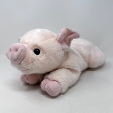 Aurora Miyoni Pig Plush Animal Pink Piglet Boar Cute Fluffy Cuddle Soft Hog 15"