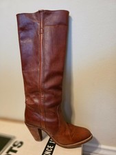Vintage Frye 80's Campus Boho Riding Boots Style 7945 8B-Camel brown