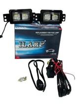 Led Fog Lamp Set For Tata Nexon 2023 White Complete Kit With Wiring
