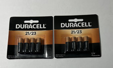 2x 4-Pack Duracell Batteries 21/23  8 batteries BB: 11/28