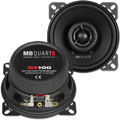 MB QUART QX 100 CF 10cm Koax Lautsprecher Paar für Mitsubishi Colt