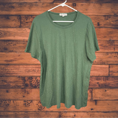 Bellas Destiny Green Stone Washed Short Sleeve T-Shirt 2X