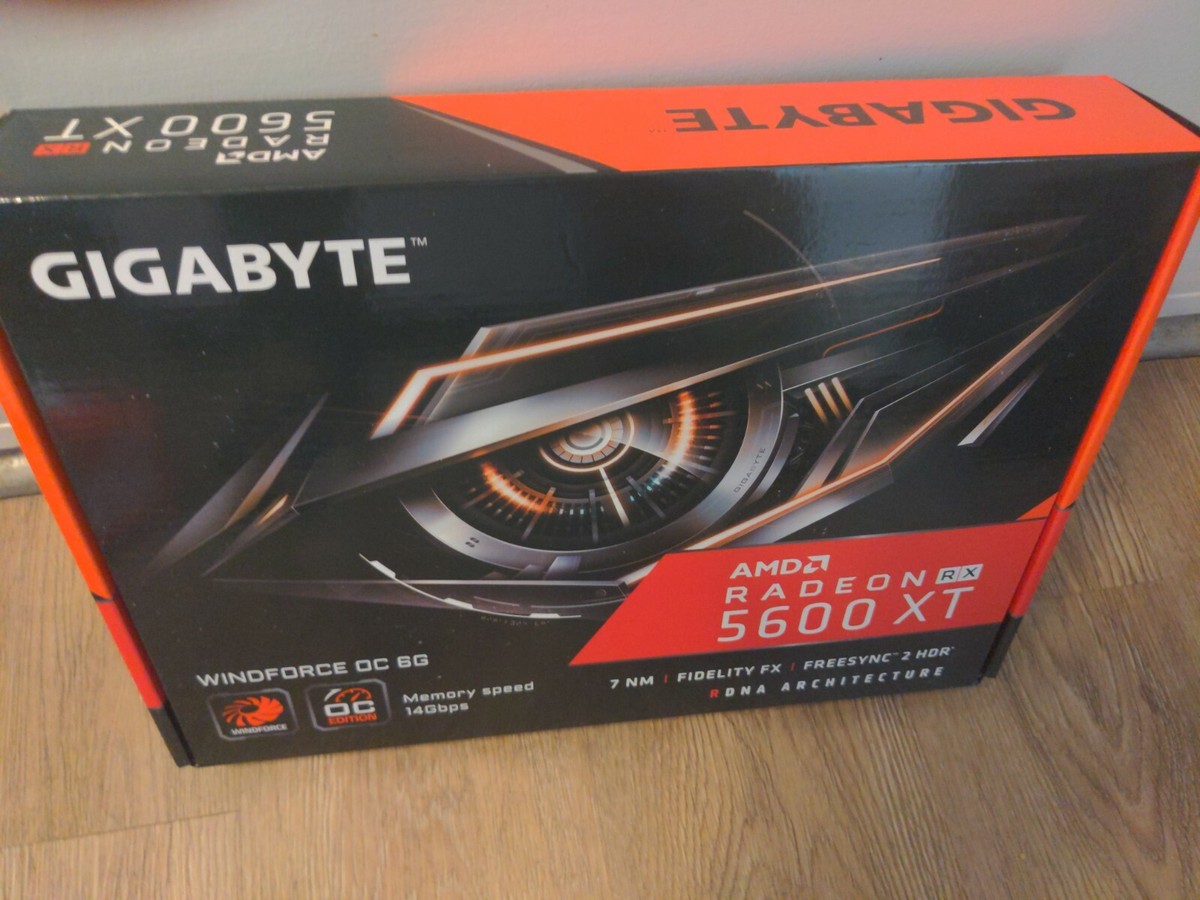GIGABYTE Radeon RX 5600 XT Windforce OC 6G Graphics Card for