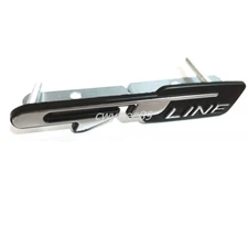 Chrome/B GTLINE Front Grill Emblem GT Line Metal Badge For K5 RIO Stinger