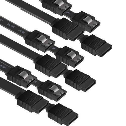 BENFEI Cavo SATA III 6 Pack 6Gbps Dritto HDD SDD Blocco Dati 18 Pollici - Foto 2 di 7