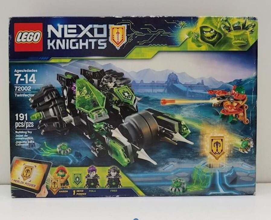 LEGO Nexo Knights Twinfector 72002 NEW!!￼ Open Box/Sealed Bags