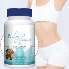 Gut and Colon Support 15 Day Cleanse Colon Cleansing 150*Capsules - Non-GMO