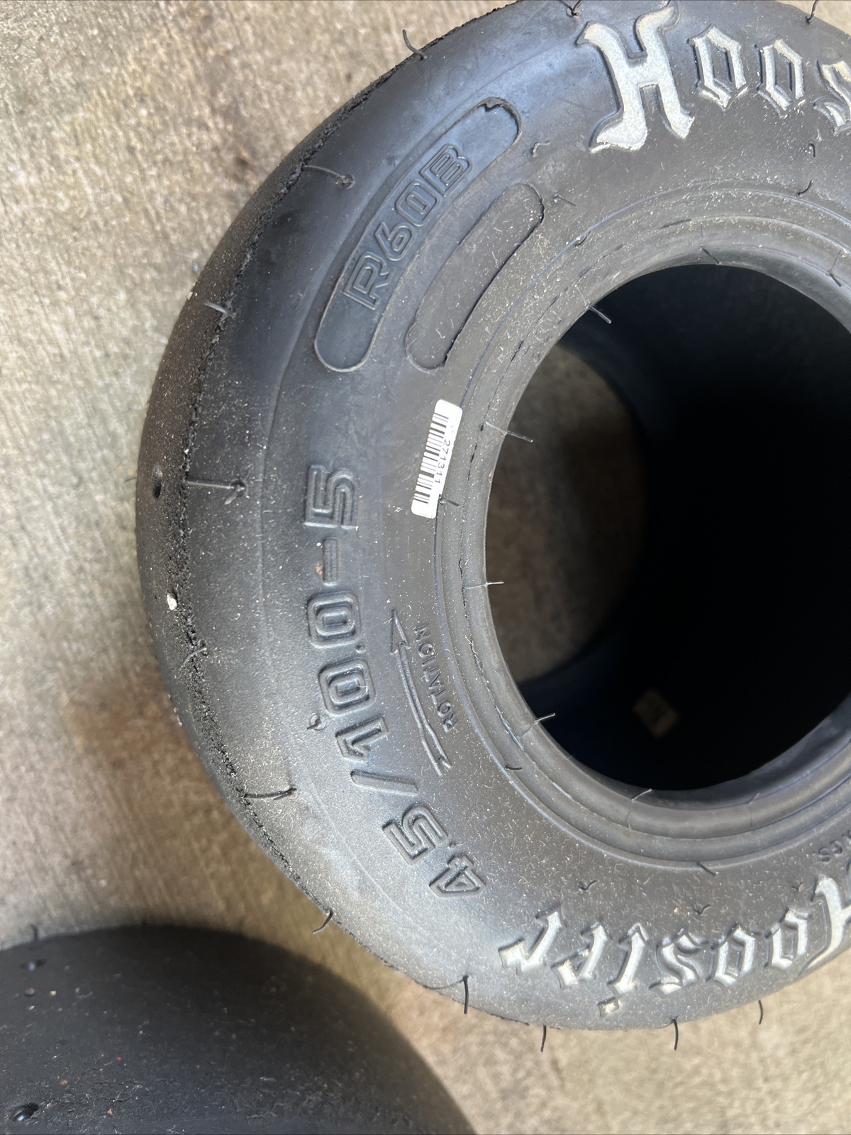 Good Used Set Of Hoosier R60B Racing Go Kart Tires 7.10/11x5 And 4.5010x5 eBay