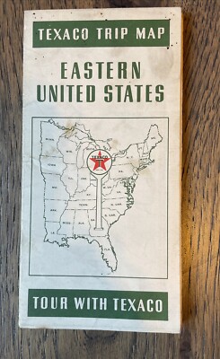1939 Texaco Oil Trip Map-Eastern United States (SKU 134)