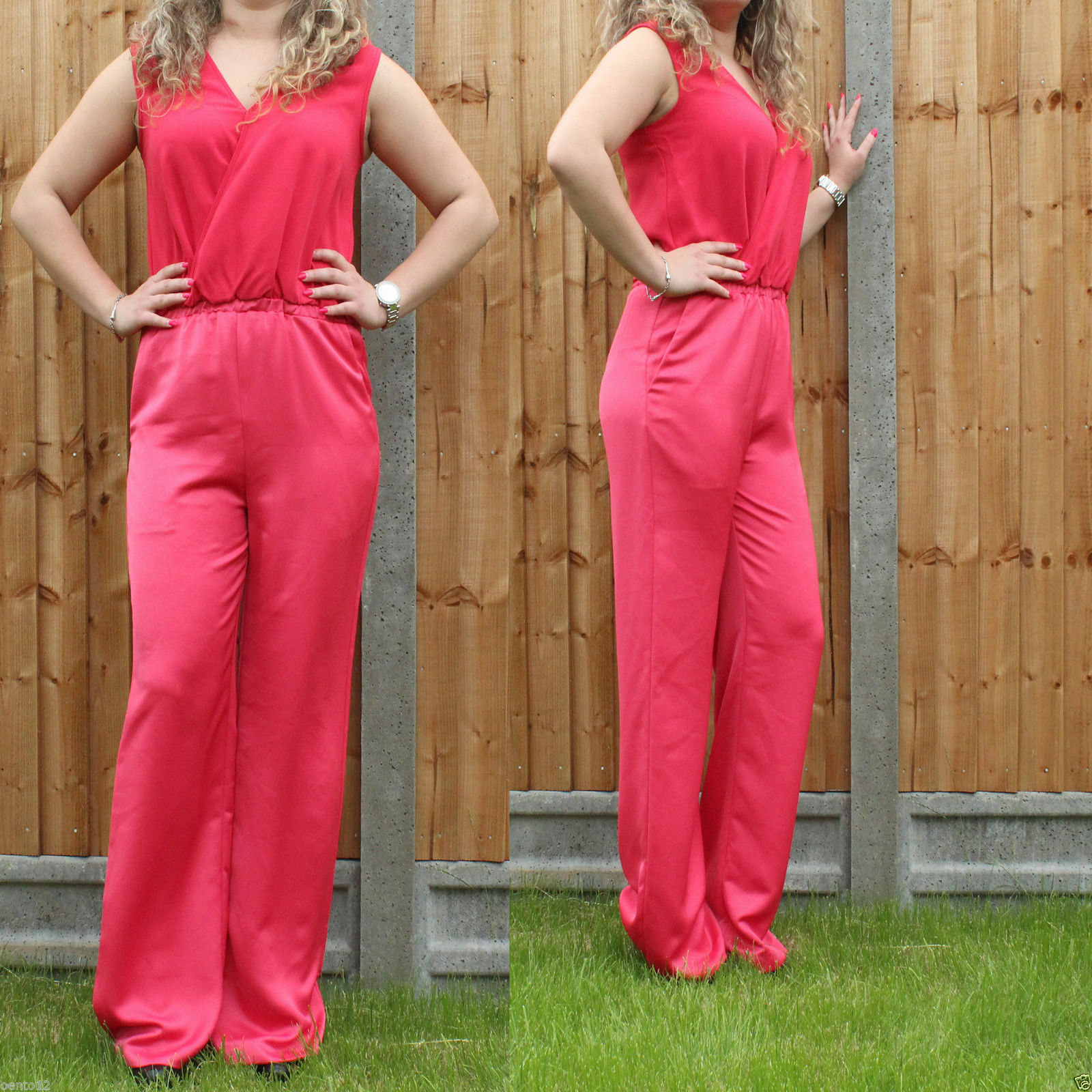 next coral jumpsuit