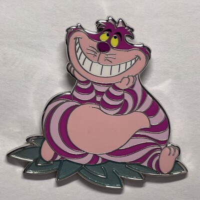 Disney Pin Cheshire Cat Sitting On Leaves Hands On Face Alice In Wonderland 2024