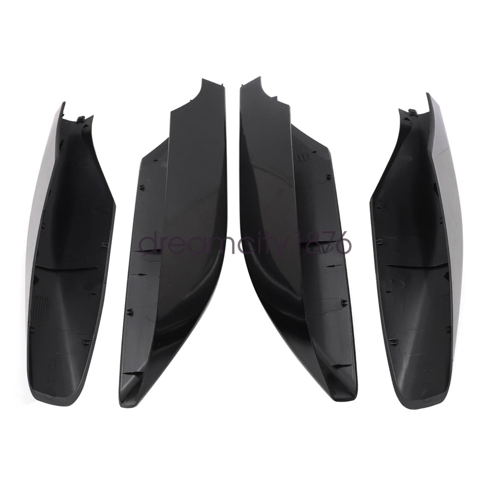 NUEVO Para Lexus GX470 2003-2009 Negro Riel de Techo Extremo Moldura Cubierta Tapa Carcasa Foto 3 de 4