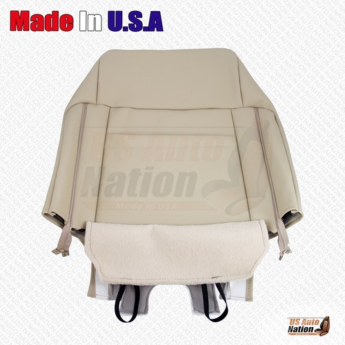 2015 - 2017 For Lincoln Navigator Driver Bottom-Top Perforated Leather Cover Tan - Picture 3 of 5