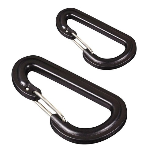 Lot De 10 Mousquetons Pivotants Nylon - Pour Plongée, Randonnée, Sac à Dos - Longueur 5,5 Cm