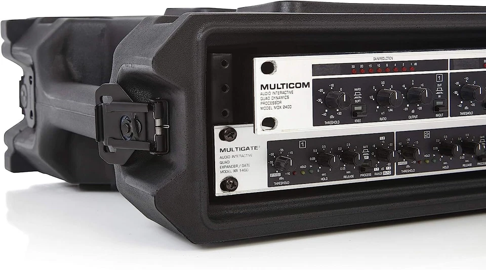 Gator Cases Pro Series Rotationally Molded 2U Rack Case with Shallow 13" Depth - Image 4 of 4