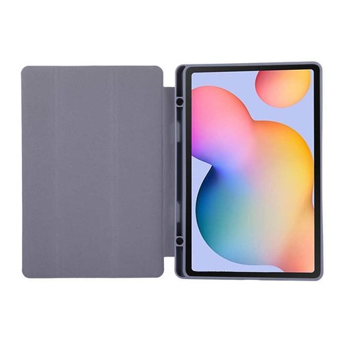 For Samsung Galaxy Tab S6 Lite 10.4" Smart Cover Leather Flip Case With Pen Slot - Picture 22 of 33