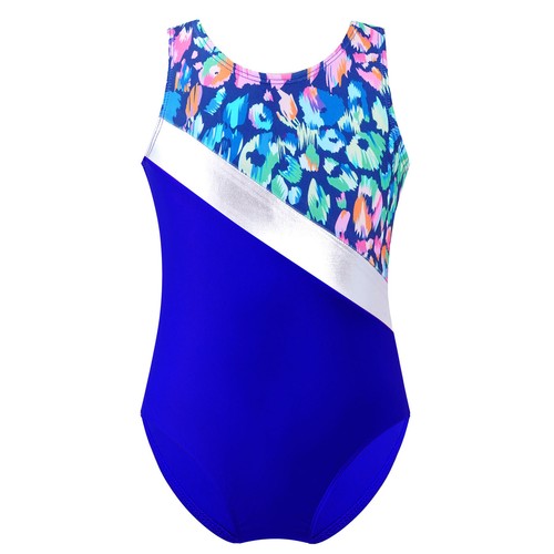 Kids Girls Swimwear Swimming Bathing Suit Holiday Bodysuit Shiny Swimsuit Beach - Picture 13 of 54