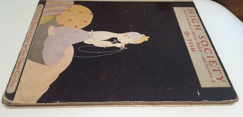 HIGH SOCIETY Book by FISH 1920 Illustrations 1st Edition Vanity Fair Antique - Picture 7 of 24