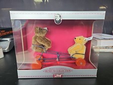 Steiff Animal 400872 Wiwag Teddy Bear And Monkey 7 1/8x10 3/16in Top Condition