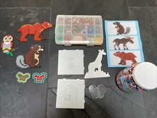 15000 Hama B&uuml;gelperlen SET mit platten Perlen Steckperlen Und Sortierkoffer