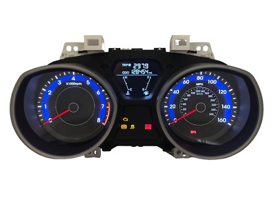Speedometer Instrument Cluster Dash Panel Gauges 2011 Elantra 128,454 Miles