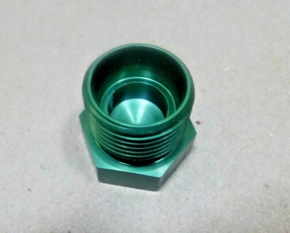 USGI AS21913, MS21913D10 Green Anodized Flareless Tube Plug 4730 