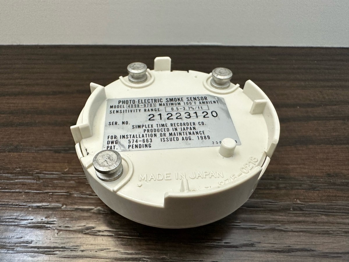 1) Testina Rilevatore Di Fumo Simplex 4098-9701 Mapnet - Foto 8