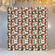 Artificial Silk Flower Wall Panel For Filming Wedding Party Backdrop Decor 6PCS