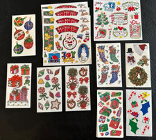  UPDATED 11/30  Vintage  Rare Frances Meyer CHRISTMAS Stickers  U PICK NEW
