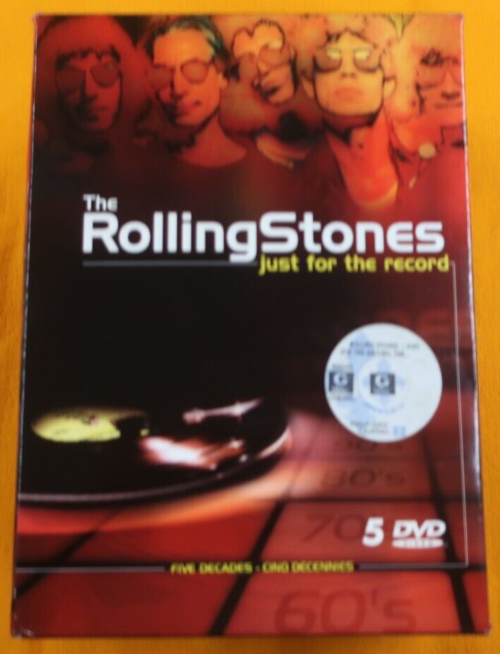 Rolling Stones Just for the Record (Canadian) (5 Disc DVD Box Set)