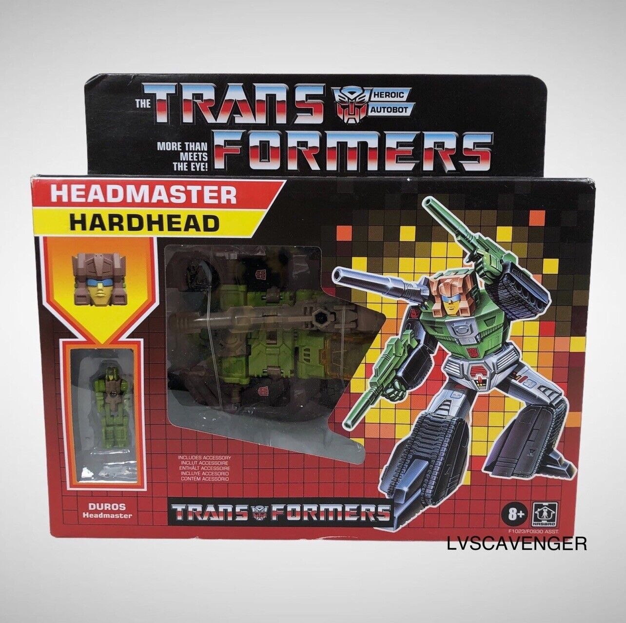 Transformers Hasbro Headmaster Hardhead W/Duros!